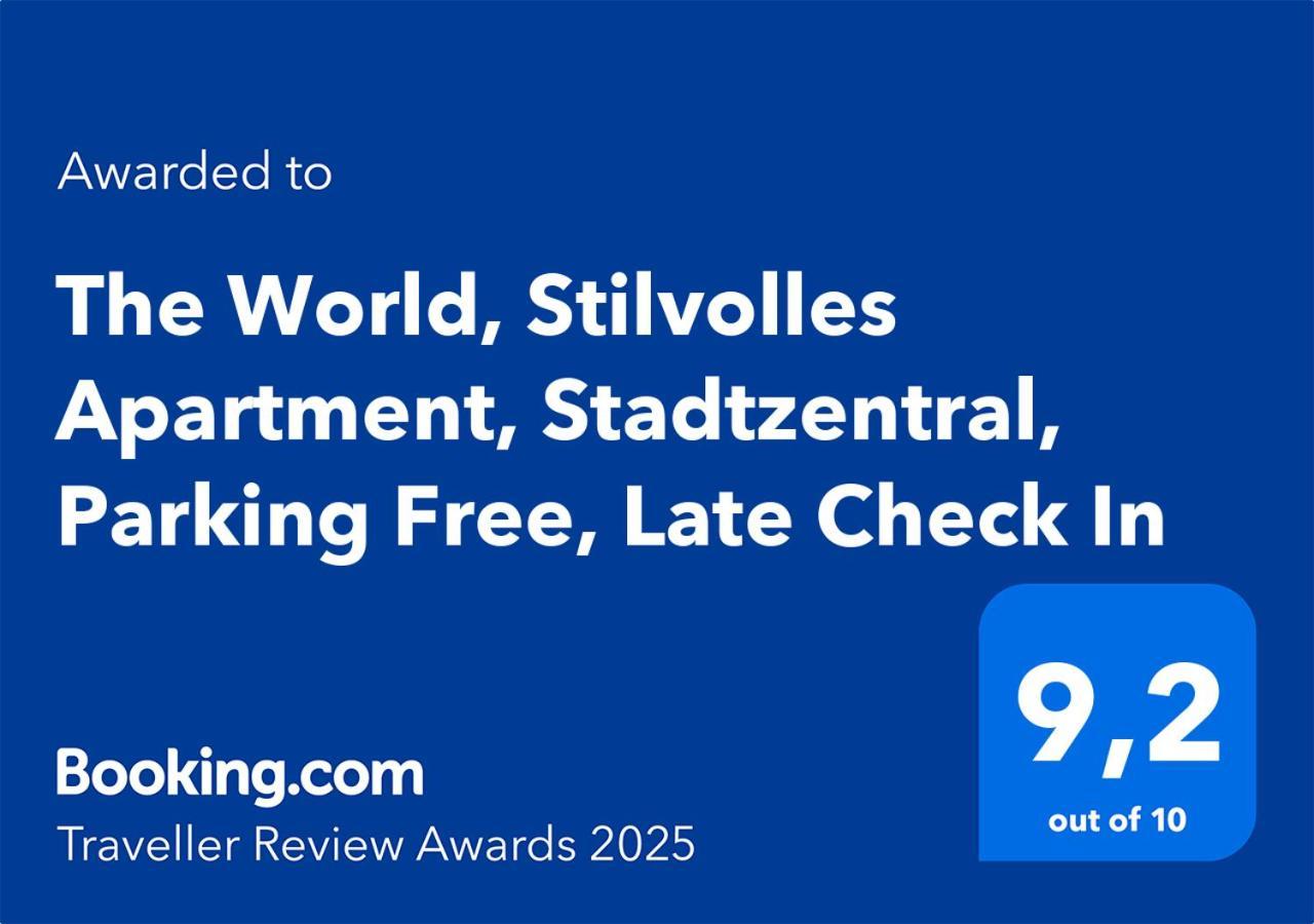 The World, Stilvolles Apartment, Stadtzentral, Parking Free, Late Check In 마그데부르크 외부 사진